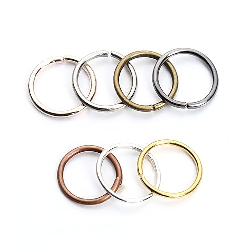 YOSADIER 230Stücke Offene Ringe DIY Schmuckzubehör Legierung Box mit Farben Verbindungselemente für Armbänder Anhänger und Kreative Projekte von YOSADIER