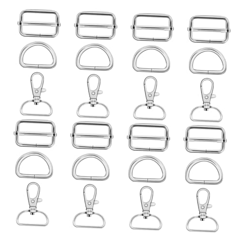 YOSADIER 24 Stück Metall Schlüsselanhänger Metall Bastelringschnalle Metallfeder D Ringe Mehrzweck D Ring Schnallenverbinder Rucksackschnalle Ersatz D Ring Karabinerhaken YOSADIER 24 Stück Metall Schlüsselanhänger Metall Bastelringschnalle Metallfeder D Ringe Mehrzweck D Ring Schnallenverbinder Rucksackschnalle Ersatz D Ring Karabinerhaken von YOSADIER