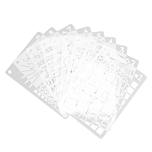 YOSADIER 24 Stück Teiliges Journal Schablonen Set für Malvorlagen Tagebuch Themenrand Schablonen für Scrapbooking und DIY Dekorationen Wiederverwendbar und Sicher YOSADIER 24 Stück Teiliges Journal Schablonen Set für Malvorlagen Tagebuch Themenrand Schablonen für Scrapbooking und DIY Dekorationen Wiederverwendbar und Sicher von YOSADIER