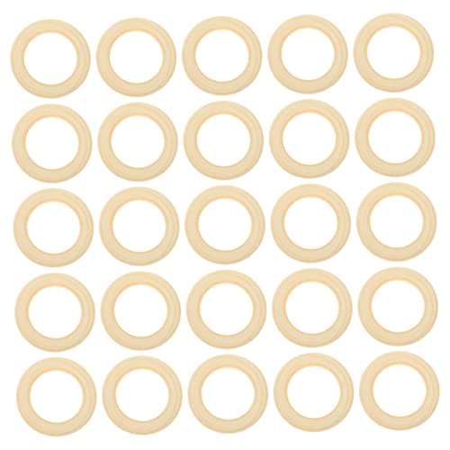YOSADIER 25 Stück Natürliche Holzringe für DIY Handgefertigte Makramee Ringe Hochwertigem Holz für Bastelprojekte Schmuckherstellung und Wanddekoration YOSADIER 25 Stück Natürliche Holzringe für DIY Handgefertigte Makramee Ringe Hochwertigem Holz für Bastelprojekte Schmuckherstellung und Wanddekoration von YOSADIER