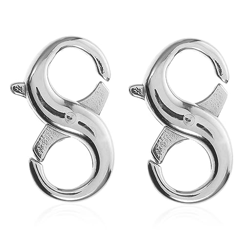 YOSADIER 2Stücke Robustes Titanstahl Hummerverschluss für DIY Schmuck Langlebige Verbindungselemente für Armband und Halskettenherstellung für Kreative Schmuckprojekte YOSADIER 2Stücke Robustes Titanstahl Hummerverschluss für DIY Schmuck Langlebige Verbindungselemente für Armband und Halskettenherstellung für Kreative Schmuckprojekte von YOSADIER