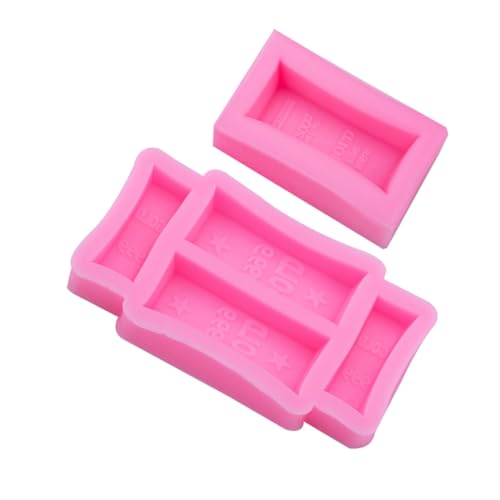 YOSADIER 2Stücke Silikon Gold Form Wiederverwendbare Gießform für Seifen und Deko Flexibles Silikon für Kuchen Pralinen und Handwerk Einfaches Entformen und Reinigen von YOSADIER