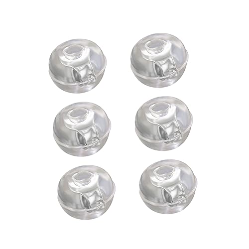 YOSADIER 3 Paare Silikon Ohrring Verschlüsse Kugel Form Ohrring Stopper Flexible und Bequeme Ohrstecker für DIY Schmuck Transparent für Ohrringe YOSADIER 3 Paare Silikon Ohrring Verschlüsse Kugel Form Ohrring Stopper Flexible und Bequeme Ohrstecker für DIY Schmuck Transparent für Ohrringe von YOSADIER