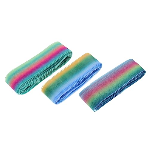 YOSADIER 3 Rollen 10 Regenbogen Chiffonband Organzaband Bänder Zum Basteln Dekoration Hochzeitsdekor Regenbogen Chiffonband DIY Zubehör DIY Verpackungsbedarf DIY Band YOSADIER 3 Rollen 10 Regenbogen Chiffonband Organzaband Bänder Zum Basteln Dekoration Hochzeitsdekor Regenbogen Chiffonband DIY Zubehör DIY Verpackungsbedarf DIY Band von YOSADIER