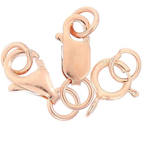 YOSADIER 3 Stück DIY Schmuck Lobster Buckle Verschlüsse Roségold für und Armbänder Installieren und Vielseitig Einsetzbar für Schmuckherstellung YOSADIER 3 Stück DIY Schmuck Lobster Buckle Verschlüsse Roségold für und Armbänder Installieren und Vielseitig Einsetzbar für Schmuckherstellung von YOSADIER