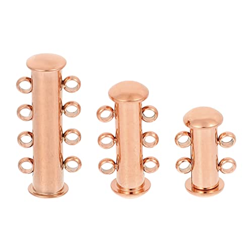 YOSADIER 3 Stück Schmuck Verschlüsse für Perlen Verschlüsse Langlebige DIY Schmuckzubehör für Armbänder und Mehr von YOSADIER