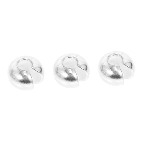 YOSADIER 3 Stücke Plated Crimp Bead für Schmuck Basteln Wiederverwendbare Quetschperlen für Armbänder und Diy Accessoires für Projekte und von YOSADIER