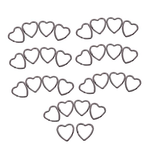 YOSADIER 30 Stück Herz Schlüsselringhalter Verschlüsse Schlüsselanhänger Abnehmbarer Septum Clicker Perlen Lanyard Herrenketten Reifen Schmuck Schlüsselringe Einziehbares Gold Kit YOSADIER 30 Stück Herz Schlüsselringhalter Verschlüsse Schlüsselanhänger Abnehmbarer Septum Clicker Perlen Lanyard Herrenketten Reifen Schmuck Schlüsselringe Einziehbares Gold Kit von YOSADIER