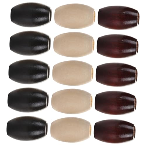 YOSADIER 30 Stück Ovale Holzperlen Reiz UV Loch Wanddekoration Herstellung Schmuck Perlen machen DIY -handgefertigte Abstandshalterperlen lose Perlen für Schmuck Girlande aus Holzperlen YOSADIER 30 Stück Ovale Holzperlen Reiz UV Loch Wanddekoration Herstellung Schmuck Perlen machen DIY -handgefertigte Abstandshalterperlen lose Perlen für Schmuck Girlande aus Holzperlen von YOSADIER