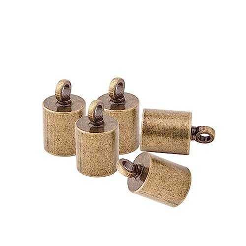 YOSADIER 300Stücke Messing Kordel Endkappen für DIY Schmuckherstellung Kompatibel mit Leder und Satinschnur für Armbänder und Quasten Dekoration YOSADIER 300Stücke Messing Kordel Endkappen für DIY Schmuckherstellung Kompatibel mit Leder und Satinschnur für Armbänder und Quasten Dekoration von YOSADIER