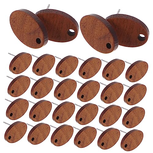 YOSADIER 30Stücke Holz Ohrstecker für DIY Ohrringe Flache Kopfdesign Ohrstecker Pfosten Vielseitige Bastelmaterialien für Schmuckherstellung Langlebig und Praktisch YOSADIER 30Stücke Holz Ohrstecker für DIY Ohrringe Flache Kopfdesign Ohrstecker Pfosten Vielseitige Bastelmaterialien für Schmuckherstellung Langlebig und Praktisch von YOSADIER