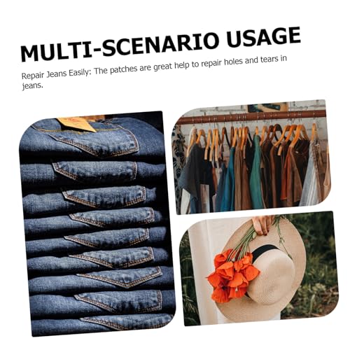YOSADIER 30Stücke Jeans Bügelflicken für Reparaturen Dekorative Denim Patches für Kleidung Vielseitig Einsetzbar zum Aufbügeln bei Löchern und Rissen Langlebiges Material YOSADIER 30Stücke Jeans Bügelflicken für Reparaturen Dekorative Denim Patches für Kleidung Vielseitig Einsetzbar zum Aufbügeln bei Löchern und Rissen Langlebiges Material von YOSADIER