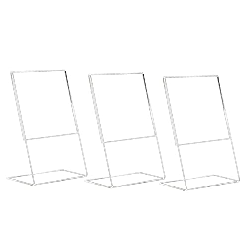 YOSADIER 3Stücke Acryl Tischkartenhalter Transparent Stabiler Etikettenständer für Menükarten Visitenkarten Werbung Fotos für Hochzeiten Veranstaltungen Messen YOSADIER 3Stücke Acryl Tischkartenhalter Transparent Stabiler Etikettenständer für Menükarten Visitenkarten Werbung Fotos für Hochzeiten Veranstaltungen Messen von YOSADIER