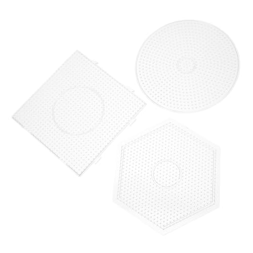 YOSADIER 3Stücke Bügelperlen Vorlagen Kunststoff Steckplatten für DIY Handwerk Fördert Kreativität und Feinmotorik für Basteln Zuhause YOSADIER 3Stücke Bügelperlen Vorlagen Kunststoff Steckplatten für DIY Handwerk Fördert Kreativität und Feinmotorik für Basteln Zuhause von YOSADIER