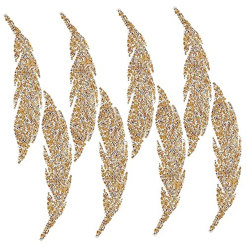 YOSADIER 4 Paare Strass-patches Flecken Abriebfeste Hutaufnäher Austauschbare Hutaufnäher Mantelflicken Abriebfeste Kleidungsflicken Verschönerung Blätter Nähen Gelb Heißschmelzkleber YOSADIER 4 Paare Strass-patches Flecken Abriebfeste Hutaufnäher Austauschbare Hutaufnäher Mantelflicken Abriebfeste Kleidungsflicken Verschönerung Blätter Nähen Gelb Heißschmelzkleber von YOSADIER