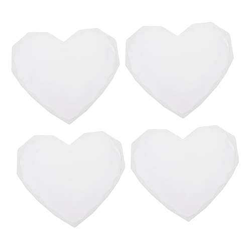 YOSADIER 4 Stück Teiliges Herzform Silikon Gießform für Diy Bastelprojekte Kristall Epoxidharz Untersetzer Wiederverwendbar Antihaftend Einfach zu Reinigen für Designs und YOSADIER 4 Stück Teiliges Herzform Silikon Gießform für Diy Bastelprojekte Kristall Epoxidharz Untersetzer Wiederverwendbar Antihaftend Einfach zu Reinigen für Designs und von YOSADIER