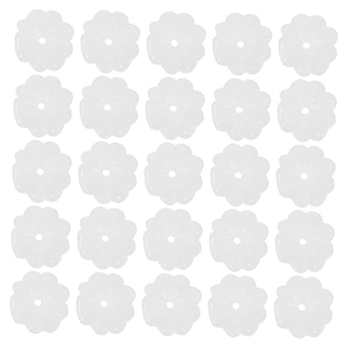 YOSADIER 40 Stück Glasperlen Haarnadelmaterial Perlen für Haare Herstellung haarschmuck lose Perlen aus Glas dekorative Perlen Abstandsperlen DIY haarnadel versorgung Weiß YOSADIER 40 Stück Glasperlen Haarnadelmaterial Perlen für Haare Herstellung haarschmuck lose Perlen aus Glas dekorative Perlen Abstandsperlen DIY haarnadel versorgung Weiß von YOSADIER