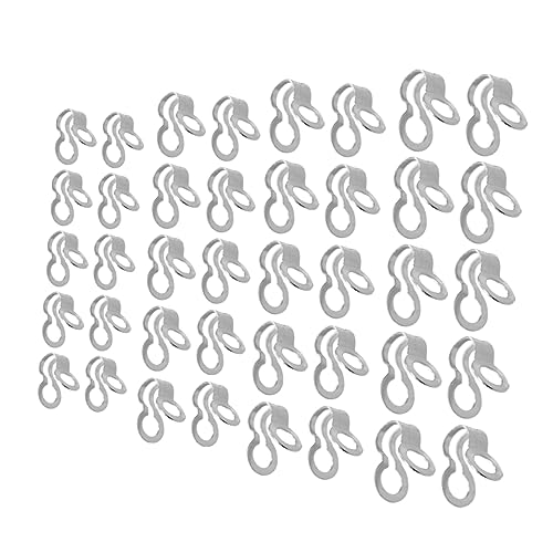 YOSADIER 40 Stück schmuck stecker Halskettenketten für die Schmuckherstellung Perlen für Armbänder DIY Schmuckverschlüsse Handgemachte Schmuckverschlüsse DIY Charm Schnalle Charm-Schnalle von YOSADIER