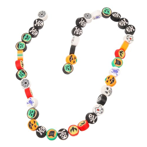 YOSADIER 40Stücke Polymer Clay Perlen Halloween DIY Schmuckperlen mit Kürbis Design für Armbänder Halsketten und Bastelprojekte Mehrzweck Bastelmaterial YOSADIER 40Stücke Polymer Clay Perlen Halloween DIY Schmuckperlen mit Kürbis Design für Armbänder Halsketten und Bastelprojekte Mehrzweck Bastelmaterial von YOSADIER