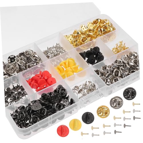 YOSADIER 430 Stück Teiliges Metall Pin Rücken Langlebige Kupfer PVC Ersatz für Anstecker Broschen Krawattennadeln Installieren für Uniformen DIY Schmuckherstellung YOSADIER 430 Stück Teiliges Metall Pin Rücken Langlebige Kupfer PVC Ersatz für Anstecker Broschen Krawattennadeln Installieren für Uniformen DIY Schmuckherstellung von YOSADIER