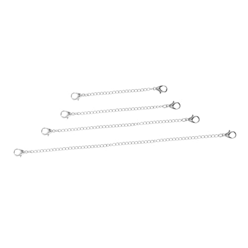 YOSADIER 4Stücke Halskettenverlängerungsketten DIY Armbandverlängerungen Für Vielseitigen Schmuck Mehrschichtiger Halskettenverschluss Für Designs von YOSADIER