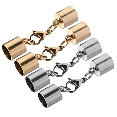 YOSADIER 4Stücke Karabinerverschluss für DIY Schmuckherstellung Schnalle für Armbänder und Mehr Schmuck Zubehör für Kreative Projekte von YOSADIER