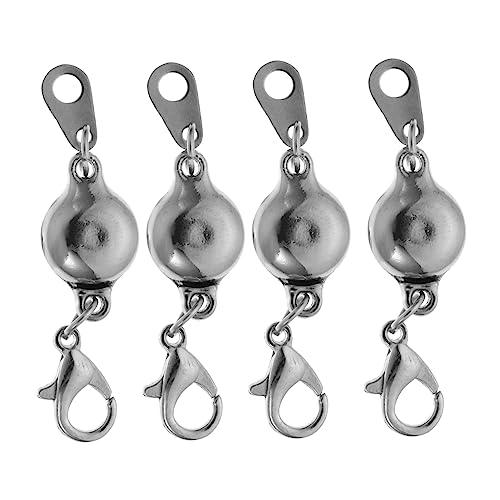 YOSADIER 4Stücke Magnetische Schmuckverschlüsse für Halsketten und Armbänder Legierungs Verschlüsse für DIY Schmuckprojekte Einfach zu Installieren für Kettenverlängerungen YOSADIER 4Stücke Magnetische Schmuckverschlüsse für Halsketten und Armbänder Legierungs Verschlüsse für DIY Schmuckprojekte Einfach zu Installieren für Kettenverlängerungen von YOSADIER