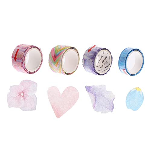YOSADIER 4Stücke Washi Tape Dekorative Klebebänder für DIY Scrapbooking Verschiedene Designs Hinterlassen Rückstände für Notizbücher YOSADIER 4Stücke Washi Tape Dekorative Klebebänder für DIY Scrapbooking Verschiedene Designs Hinterlassen Rückstände für Notizbücher von YOSADIER