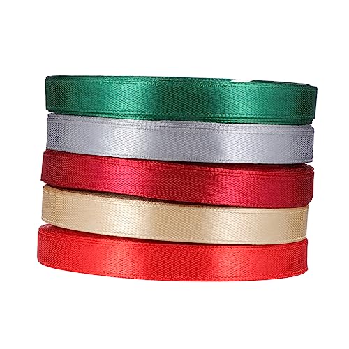 YOSADIER 5 Rollen Diy Dekorationsbänder Blumenbänder Farben Weinrot für Geschenkverpackung Bastelprojekte und Festtagsdekoration Hochwertige Weiche und Hautfreundliche Materialien für Diy YOSADIER 5 Rollen Diy Dekorationsbänder Blumenbänder Farben Weinrot für Geschenkverpackung Bastelprojekte und Festtagsdekoration Hochwertige Weiche und Hautfreundliche Materialien für Diy von YOSADIER