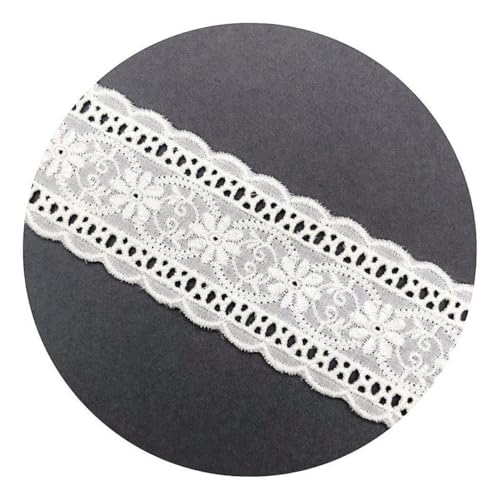 YOSADIER 5 Stück Teiliges DIY Baumwoll stickspitzenband Bestickter Spitzenbesatz für Kleidung Schmaler Spitzenstoff zum Nähen Modisches Spitzenband für Kleider Vielseitige Dekoration von YOSADIER