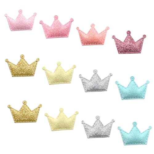 YOSADIER 50 Stück Kronen Stoffaufnäher Glitzer Pailletten DIY Nähapplikationen zum Bekleidungsflicken und Dekorieren von Kleidung Taschen Bastelmaterial um Flecken und Abzudecken YOSADIER 50 Stück Kronen Stoffaufnäher Glitzer Pailletten DIY Nähapplikationen zum Bekleidungsflicken und Dekorieren von Kleidung Taschen Bastelmaterial um Flecken und Abzudecken von YOSADIER