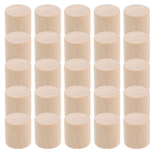 YOSADIER 50 Stück Unbehandelte Holzblöcke Zylinder Runde Holzstäbe Basteln für DIY Projekte Bildungsspielzeug Feinmotorik und Geometrischem Verständnis YOSADIER 50 Stück Unbehandelte Holzblöcke Zylinder Runde Holzstäbe Basteln für DIY Projekte Bildungsspielzeug Feinmotorik und Geometrischem Verständnis von YOSADIER