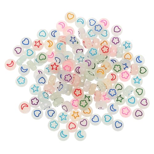 YOSADIER 500 Stück Leuchtende Acrylperlen für DIY Schmuck Armbänder Bunte Spacerperlen für Handwerksprojekte Geeignet für Kreative Bastelarbeiten und YOSADIER 500 Stück Leuchtende Acrylperlen für DIY Schmuck Armbänder Bunte Spacerperlen für Handwerksprojekte Geeignet für Kreative Bastelarbeiten und von YOSADIER