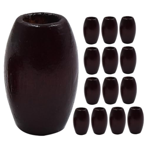 YOSADIER 50Stücke Ovale Holzperlen Natürliche Unlackierte Bastelperlen für DIY Projekte Kleine Holzperlen zum Auffädeln für Armbänder und Dekorationen YOSADIER 50Stücke Ovale Holzperlen Natürliche Unlackierte Bastelperlen für DIY Projekte Kleine Holzperlen zum Auffädeln für Armbänder und Dekorationen von YOSADIER
