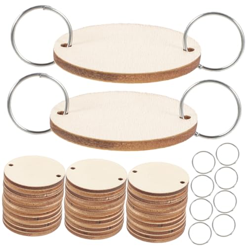 YOSADIER 50Stücke Runde Holzscheiben Set mit Eisenschlaufen Hängender DIY Kalender für Persönliche Erinnerungen Heimdekoration Natürliche Holztafeln Burlywood YOSADIER 50Stücke Runde Holzscheiben Set mit Eisenschlaufen Hängender DIY Kalender für Persönliche Erinnerungen Heimdekoration Natürliche Holztafeln Burlywood von YOSADIER