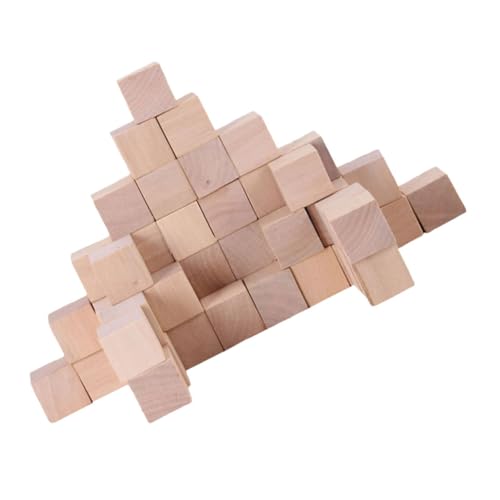 YOSADIER 50pcs Unvollendete Holzblöcke Für DIY -kunsthandwerk Und Bildungsaktivitäten Kleinkindspiele Bauernhausdekor Für Schnitzer Glatte Holzwürfel YOSADIER 50pcs Unvollendete Holzblöcke Für DIY -kunsthandwerk Und Bildungsaktivitäten Kleinkindspiele Bauernhausdekor Für Schnitzer Glatte Holzwürfel von YOSADIER