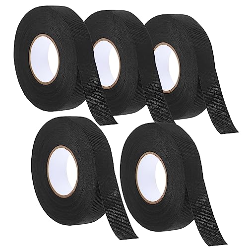 YOSADIER 5Rollen Kabelbaum Klebeband Hochtemperatur Isolierband aus Selbstklebendes Gewebeband für Auto Elektrische Verkabelung Geräuschreduzierung YOSADIER 5Rollen Kabelbaum Klebeband Hochtemperatur Isolierband aus Selbstklebendes Gewebeband für Auto Elektrische Verkabelung Geräuschreduzierung von YOSADIER