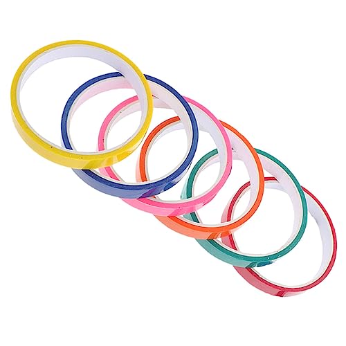 YOSADIER 6 Rollen Klebebänder Farbige Klebebänder für Projekte Stressabbau für Erwachsene und Einfache Anwendung und Hand Augen Koordination Fördern YOSADIER 6 Rollen Klebebänder Farbige Klebebänder für Projekte Stressabbau für Erwachsene und Einfache Anwendung und Hand Augen Koordination Fördern von YOSADIER