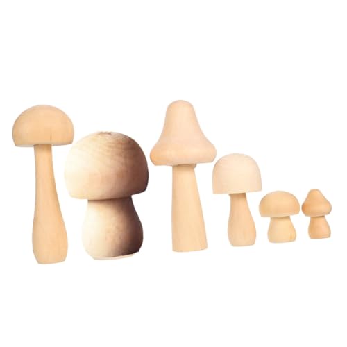 YOSADIER 6 Stück Pilzspielzeug aus Holz malen unfertiger Pilz Mini Pilze Kinderspielzeug bastelset basteln für malerei set bastelideen Bildungsspielzeug Pilzverzierung YOSADIER 6 Stück Pilzspielzeug aus Holz malen unfertiger Pilz Mini Pilze Kinderspielzeug bastelset basteln für malerei set bastelideen Bildungsspielzeug Pilzverzierung von YOSADIER