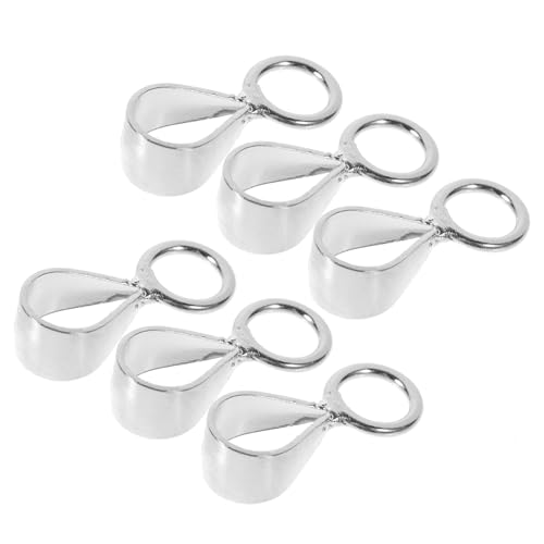 YOSADIER 6 Stück Sterling Silber Einstellbare Quetschösen für Schmuckherstellung Teiliges Verstellbare Anhänger Verschlüsse für Halsketten DIY Schmuckzubehör Geeignet für Anhänger und YOSADIER 6 Stück Sterling Silber Einstellbare Quetschösen für Schmuckherstellung Teiliges Verstellbare Anhänger Verschlüsse für Halsketten DIY Schmuckzubehör Geeignet für Anhänger und von YOSADIER
