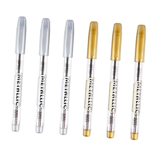 YOSADIER 6 Stück Teiliges Metallische Paint Marker Stifte und Wasserbasierte Schnelltrocknende Stifte für Zeichnen Diy Projekte und Kunstwerke für Erwachsene YOSADIER 6 Stück Teiliges Metallische Paint Marker Stifte und Wasserbasierte Schnelltrocknende Stifte für Zeichnen Diy Projekte und Kunstwerke für Erwachsene von YOSADIER