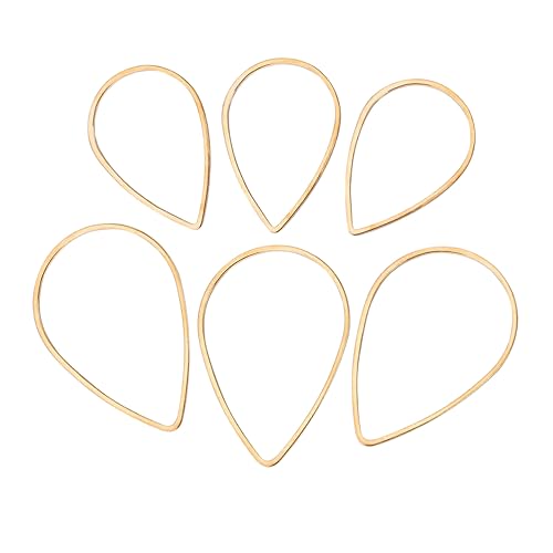YOSADIER 60 Stück Geometrische Wasser Tropfen Ohrringe Anhänger für Schmuckherstellung DIY Zubehör Kupfer für Frauen und Mädchen K Gold YOSADIER 60 Stück Geometrische Wasser Tropfen Ohrringe Anhänger für Schmuckherstellung DIY Zubehör Kupfer für Frauen und Mädchen K Gold von YOSADIER