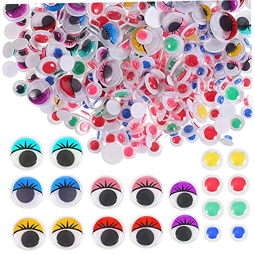 YOSADIER 600 Stück Selbstklebende Wackelaugen Bastelaugen für Diy Kunsthandwerk Kreative Augen für Puppen und Scrapbooking für Bastelprojekte YOSADIER 600 Stück Selbstklebende Wackelaugen Bastelaugen für Diy Kunsthandwerk Kreative Augen für Puppen und Scrapbooking für Bastelprojekte von YOSADIER