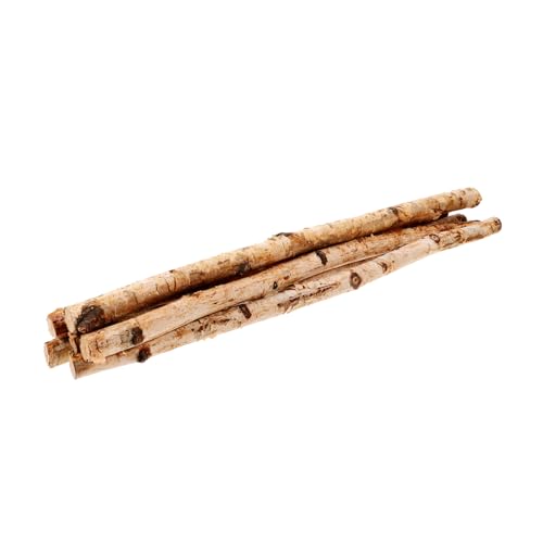 YOSADIER 6Stücke Natürliche Holzstäbchen für DIY Bastelprojekte Langlebige Dekorationselemente für Kränze und Blumenarrangements Rustikale Heimdekoration von YOSADIER