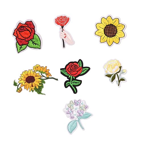 YOSADIER 7 Stück Banner Hochzeit Stickereiapplikationen Nähen Tuch Flicken Für Bekleidung Blumen Bügelflicken Für Kleidung Dekoration Aufkleber Sortiert Aufnäher Für Vintage-kleidung Stoff YOSADIER 7 Stück Banner Hochzeit Stickereiapplikationen Nähen Tuch Flicken Für Bekleidung Blumen Bügelflicken Für Kleidung Dekoration Aufkleber Sortiert Aufnäher Für Vintage-kleidung Stoff von YOSADIER