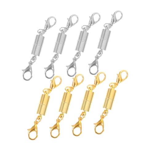 YOSADIER 8 Stück Magnetische Krebsschließen Magnetverschluss für DIY Schmuck Armband und Halskette Gold und Silber Einfaches Anbringen für Schmuckprojekte YOSADIER 8 Stück Magnetische Krebsschließen Magnetverschluss für DIY Schmuck Armband und Halskette Gold und Silber Einfaches Anbringen für Schmuckprojekte von YOSADIER