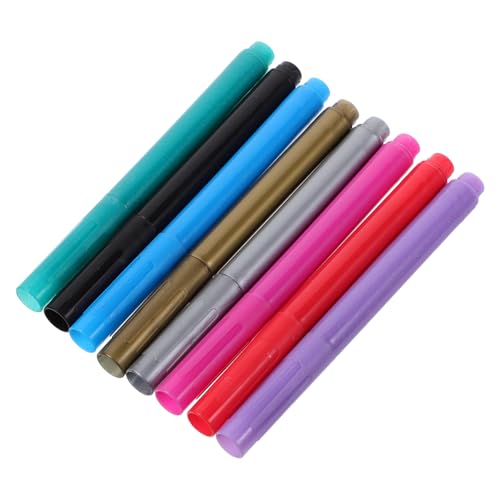 YOSADIER 8 Stück Teiliges Abwischbare Glasmarker Stifte für Wein Trinkgläser Wiederverwendbare Acrylfarbe Marker Vielseitig für Glas Keramik Metall zum Malen und Beschriften YOSADIER 8 Stück Teiliges Abwischbare Glasmarker Stifte für Wein Trinkgläser Wiederverwendbare Acrylfarbe Marker Vielseitig für Glas Keramik Metall zum Malen und Beschriften von YOSADIER