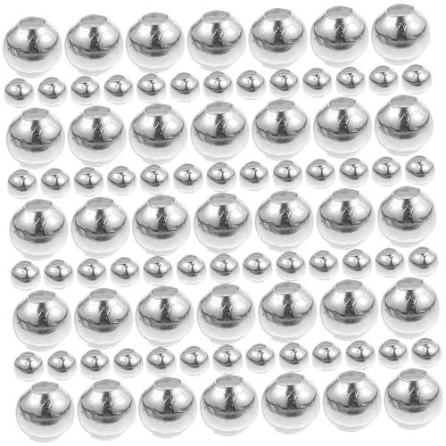 YOSADIER 800 Stück Metallperlen Kleine Schmuckperlen für DIY Armbänder Halsketten Ohrringe Basteln Langlebige Eisenperlen für Kreative Schmuckgestaltung YOSADIER 800 Stück Metallperlen Kleine Schmuckperlen für DIY Armbänder Halsketten Ohrringe Basteln Langlebige Eisenperlen für Kreative Schmuckgestaltung von YOSADIER