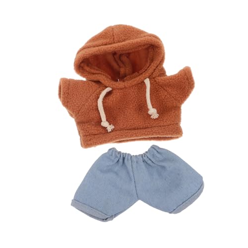 YOSADIER Bear Doll Kleidung Set Plüsch Hoodie Und Jeans Für Stofftiere Weiche Und Bequeme Outfits Für Puppen Bekleidungsoptionen Für Kreative Spielmomente YOSADIER Bear Doll Kleidung Set Plüsch Hoodie Und Jeans Für Stofftiere Weiche Und Bequeme Outfits Für Puppen Bekleidungsoptionen Für Kreative Spielmomente von YOSADIER