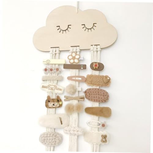 YOSADIER Dekorative Wolken Wandhänger aus Sicherem Holz mit Seil Langlebige DIY Cloud Plaque Moderne Wanddekoration für Wohnräume Natürliche Holzoptik Detailreiches Design YOSADIER Dekorative Wolken Wandhänger aus Sicherem Holz mit Seil Langlebige DIY Cloud Plaque Moderne Wanddekoration für Wohnräume Natürliche Holzoptik Detailreiches Design von YOSADIER